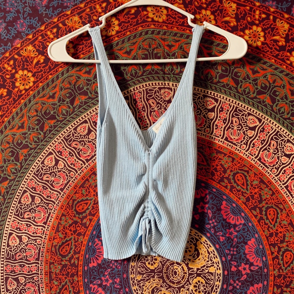 cinched tank top